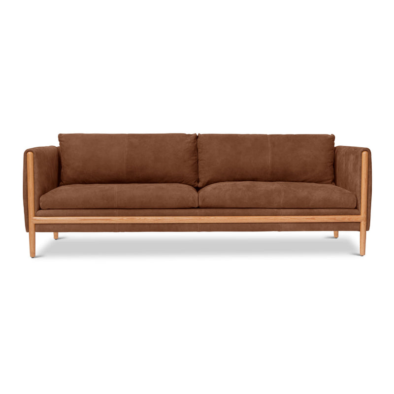Bungalow Ecoconscious Customized Leather Sofa Design-Sofas & Loveseats-One For Victory-LOOMLAN