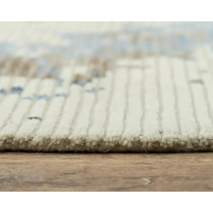 Bura Abstract Beige Large Area Rugs For Living Room - LOOMLAN - LOOMLAN - Area Rugs