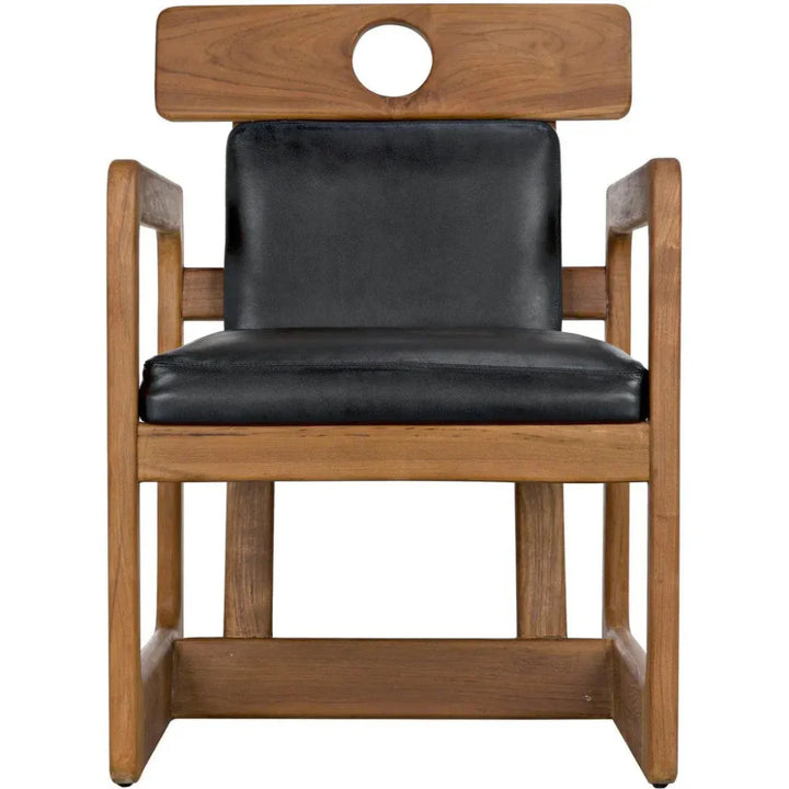 Buraco Arm Chair, Teak - LOOMLAN - Noir - Accent Chairs