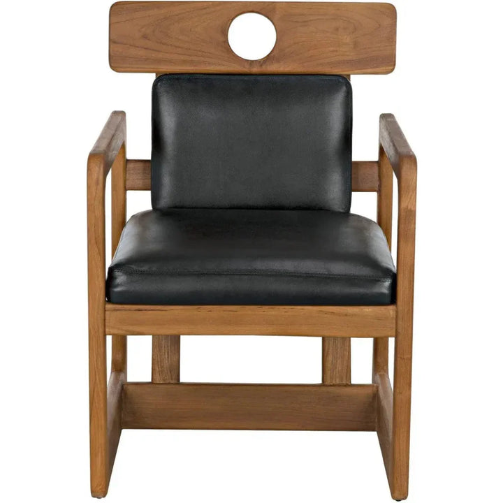 Buraco Arm Chair, Teak - LOOMLAN - Noir - Accent Chairs