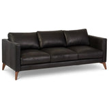 Burbank Leather Sofa Environmentally Friendly and Made to Order Sofas & Loveseats LOOMLAN By One For Victory