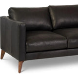 Burbank Leather Sofa Environmentally Friendly and Made to Order Sofas & Loveseats LOOMLAN By One For Victory