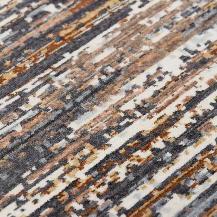 Burd Abstract Charcoal Large Area Rugs For Living Room - LOOMLAN - LOOMLAN - Area Rugs