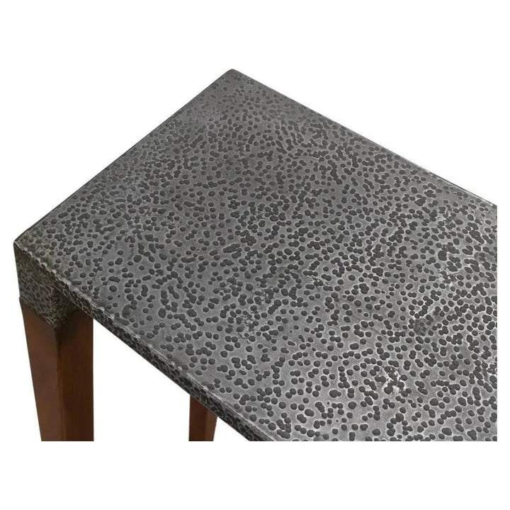 Burnford Console Table Antiqued Finish - LOOMLAN - Sarreid - Console Tables