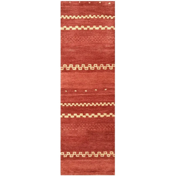 Burr Wool Red Hallway Kitchen Runner Rug - LOOMLAN - LOOMLAN - Area Rugs