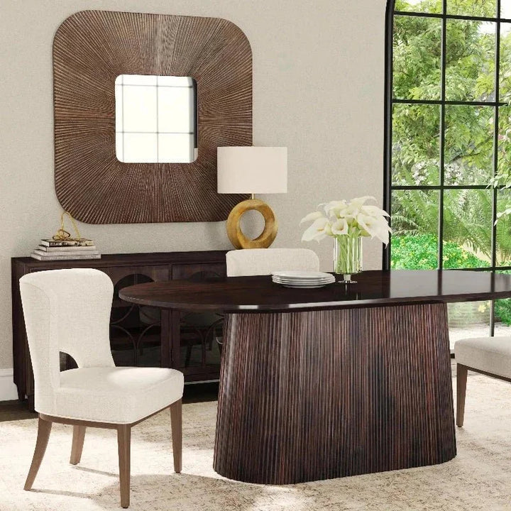 Burton Wood Black Server - LOOMLAN - Bassett Mirror - Sideboards
