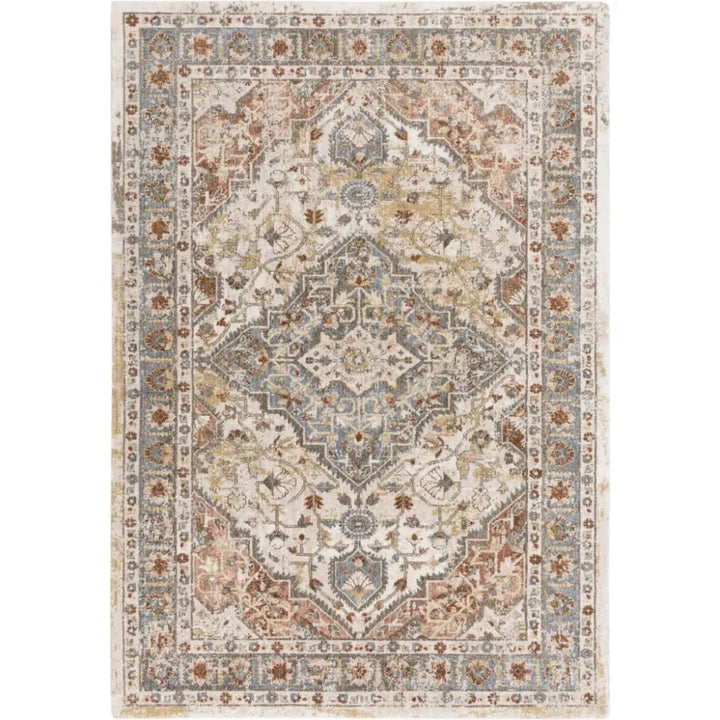 Bury Medallion / Multi Large Area Rugs For Living Room - LOOMLAN - LOOMLAN - Area Rugs