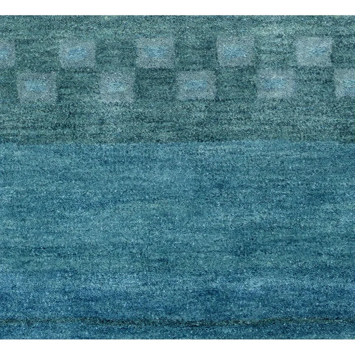Bush Wool Blue Hallway Kitchen Runner Rug - LOOMLAN - LOOMLAN - Area Rugs