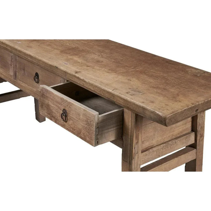 Butcher Table with three drawer - LOOMLAN - Furniture Classics - Side Tables