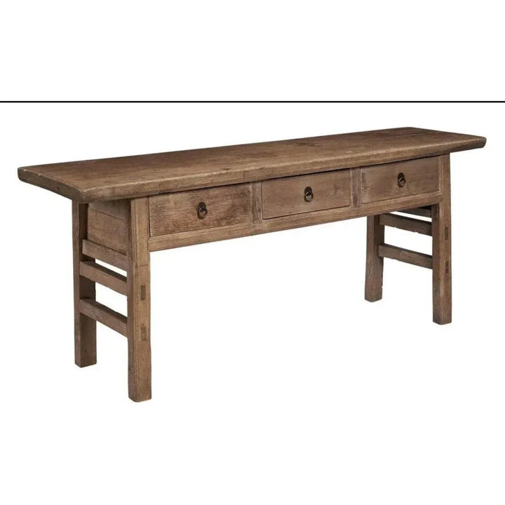 Butcher Table with three drawer - LOOMLAN - Furniture Classics - Side Tables