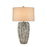 Buttress Rustic Gray Distressed Design Table Lamp