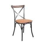 Black Armless Metal Counter Height Stool (NO CUSHION)