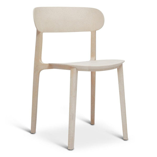 Spencer Eco Friendly Outdoor Stacking Armless Chair - (Set of 4)