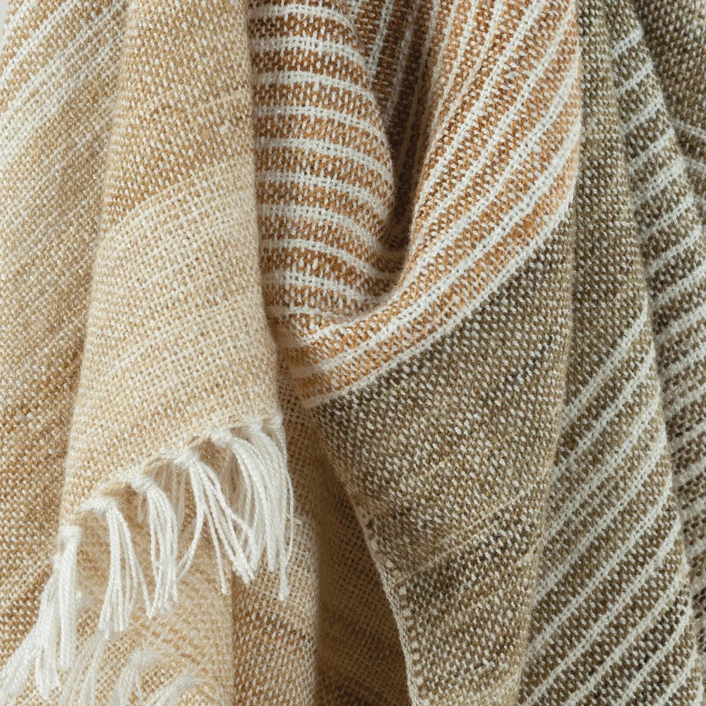 Cabana Soft Outdoor Throw Blanket Fringe