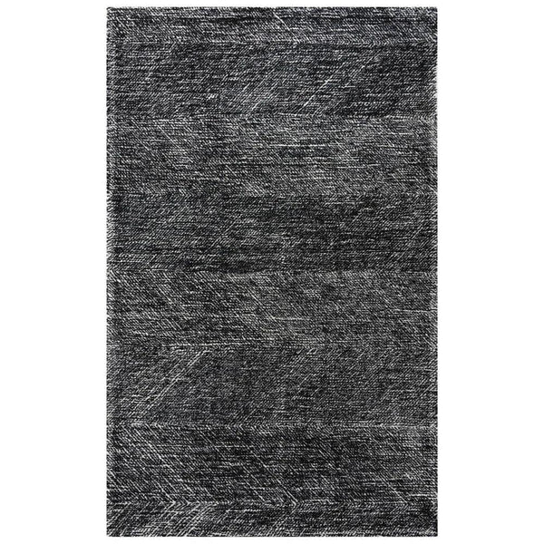 Caca Chevron Black Area Rugs For Living Room - LOOMLAN - LOOMLAN - Area Rugs