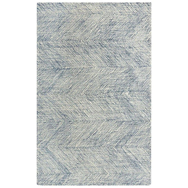 Cacy Chevron Navy Area Rugs For Living Room - LOOMLAN - LOOMLAN - Area Rugs