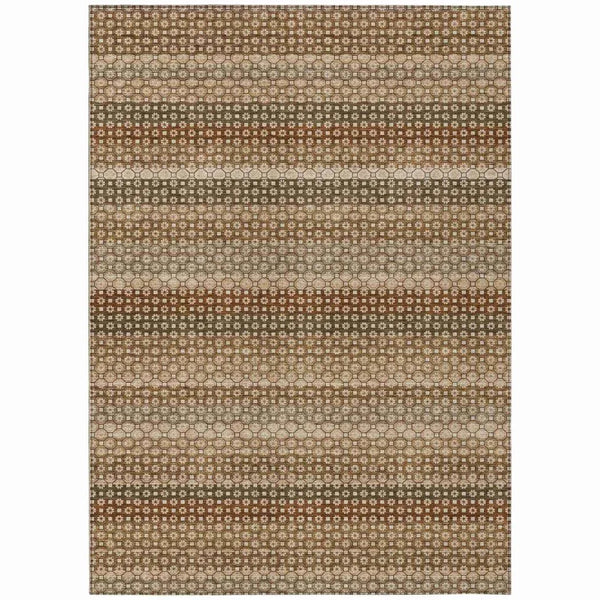 Cadira Orange Washable Indoor - Outdoor Rug - LOOMLAN - LOOMLAN Rugs - Outdoor Rugs