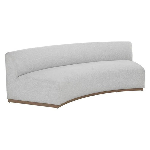 Cadiz Modular Sofa Gracebay Light Grey Teak Wood