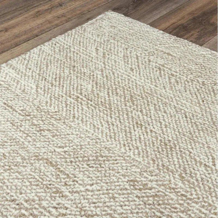 Cado Chevron Tan Area Rugs For Living Room - LOOMLAN - LOOMLAN - Area Rugs