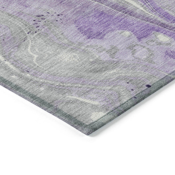 Caelara Purple Washable Indoor - Outdoor Rug - LOOMLAN - LOOMLAN Rugs - Outdoor Rugs