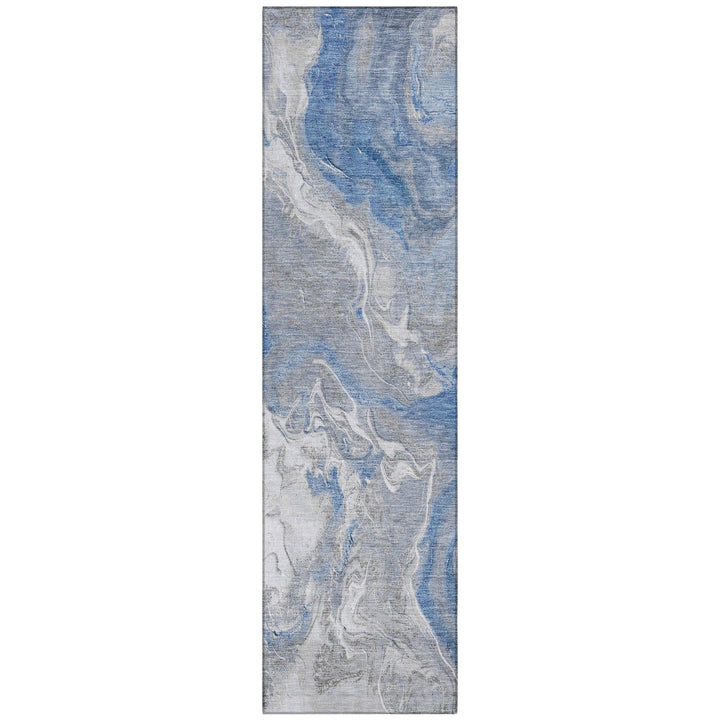 Caelaris Blue Washable Indoor - Outdoor Rug - LOOMLAN - LOOMLAN Rugs - Outdoor Rugs