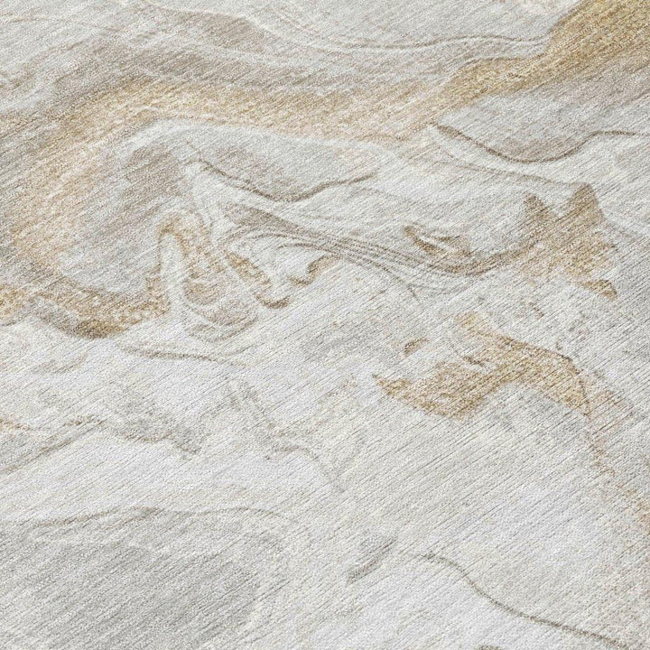 Caelaris Ivory Washable Indoor - Outdoor Rug - LOOMLAN - LOOMLAN Rugs - Outdoor Rugs