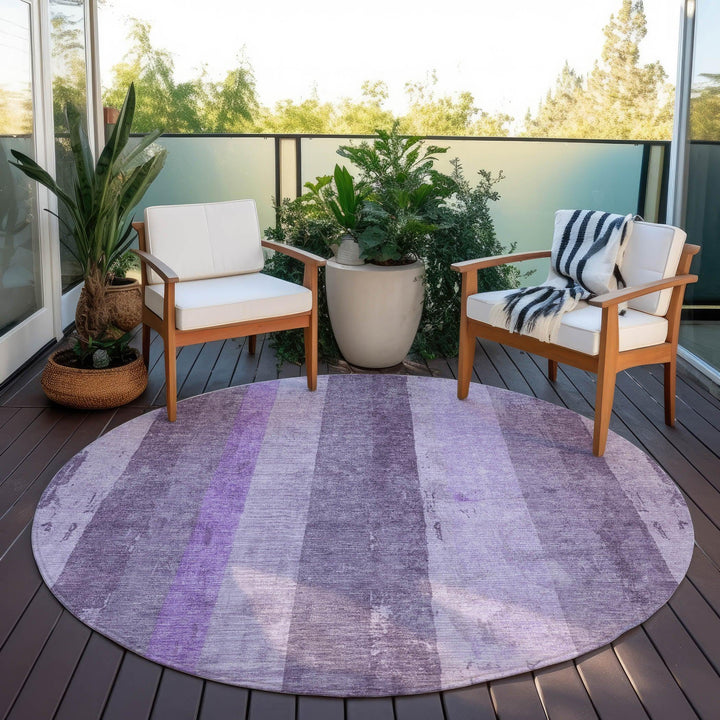 Caelyn Purple Washable Indoor - Outdoor Rug - LOOMLAN - LOOMLAN Rugs - Outdoor Rugs