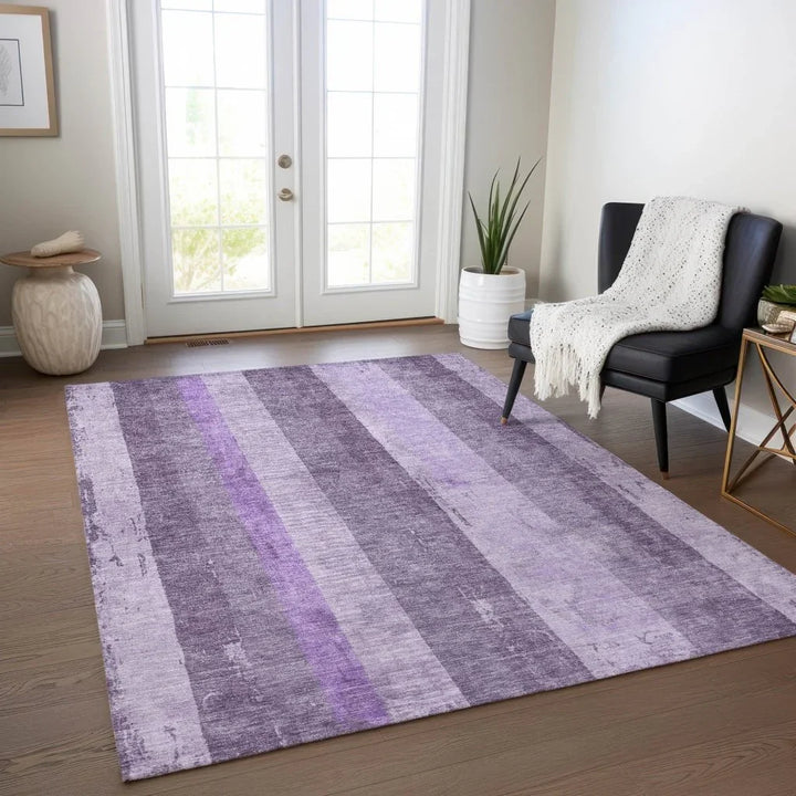 Caelyn Purple Washable Indoor - Outdoor Rug - LOOMLAN - LOOMLAN Rugs - Outdoor Rugs
