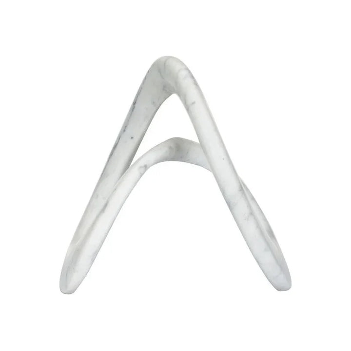 Caerwyn Solid Carrera Marble Sculpture - LOOMLAN - Wildwood - Statues & Sculptures