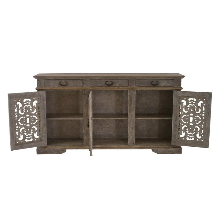 Calada Wooden Brown Buffet - LOOMLAN - Peninsula Home - Buffets