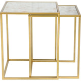 Calais Nesting Tables Brass