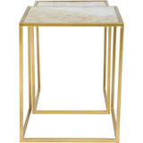 Calais Nesting Tables Brass