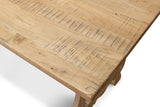 Calambac Driftwood Dining Table Seats 6-Dining Tables-Sarreid-LOOMLAN