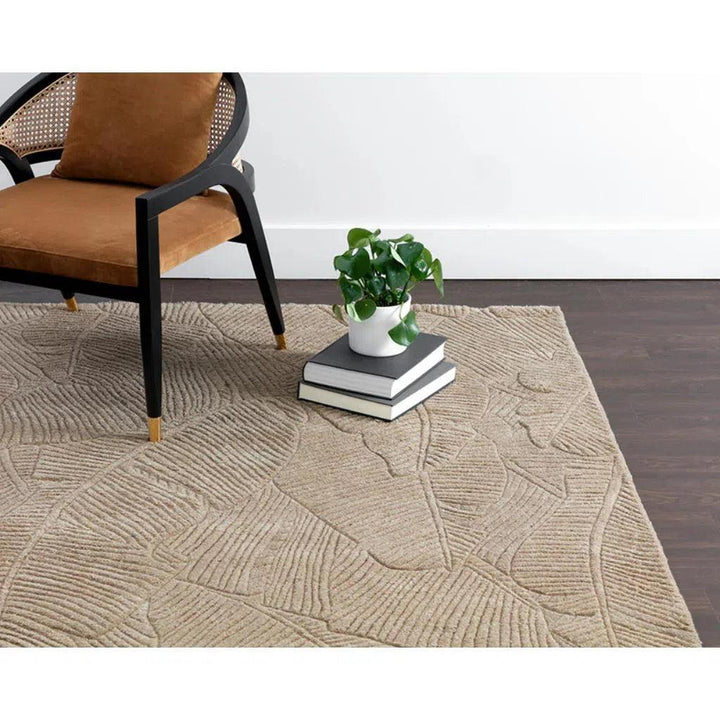 Calathea Hand - Tufted Viscose Rug - LOOMLAN - SUNPAN - Area Rugs