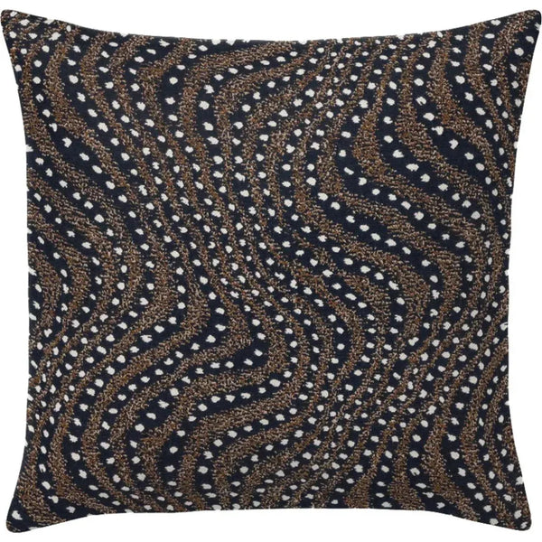 Calder Indigo Handmade Outdoor Pillow-Outdoor Pillows-Earnest Collection-20" Square-LOOMLAN