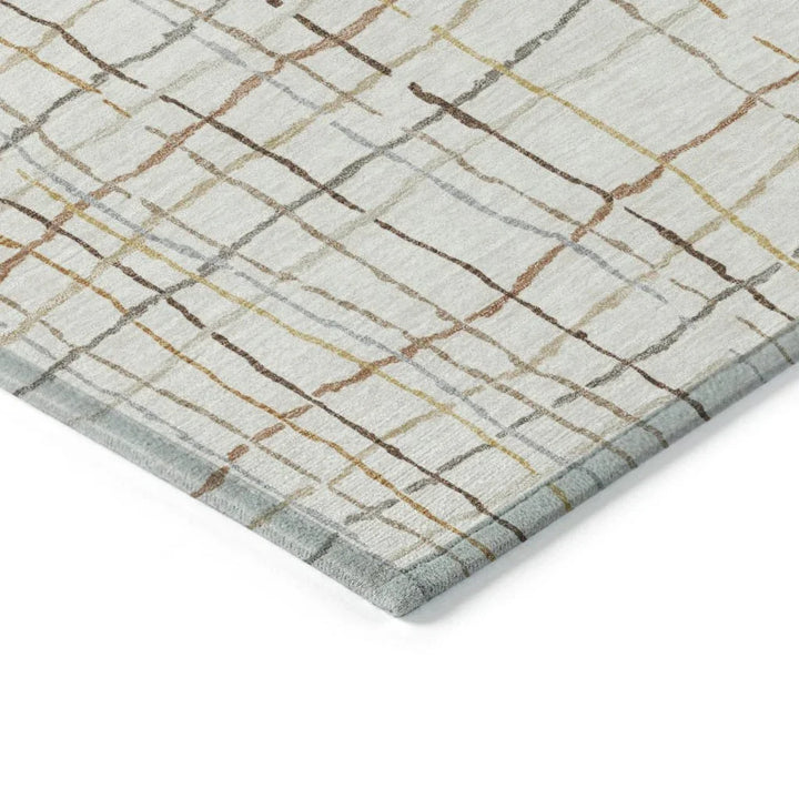 Calista Ivory Washable Indoor-Outdoor Rug-Outdoor Rugs-LOOMLAN Rugs-LOOMLAN