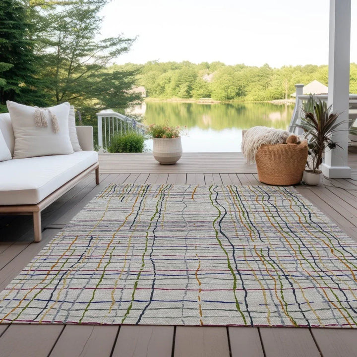 Calista Putty Washable Indoor-Outdoor Rug-Outdoor Rugs-LOOMLAN Rugs-LOOMLAN