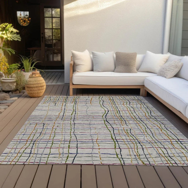 Calista Putty Washable Indoor-Outdoor Rug-Outdoor Rugs-LOOMLAN Rugs-LOOMLAN