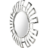 Calmar Round Mirror Aluminum