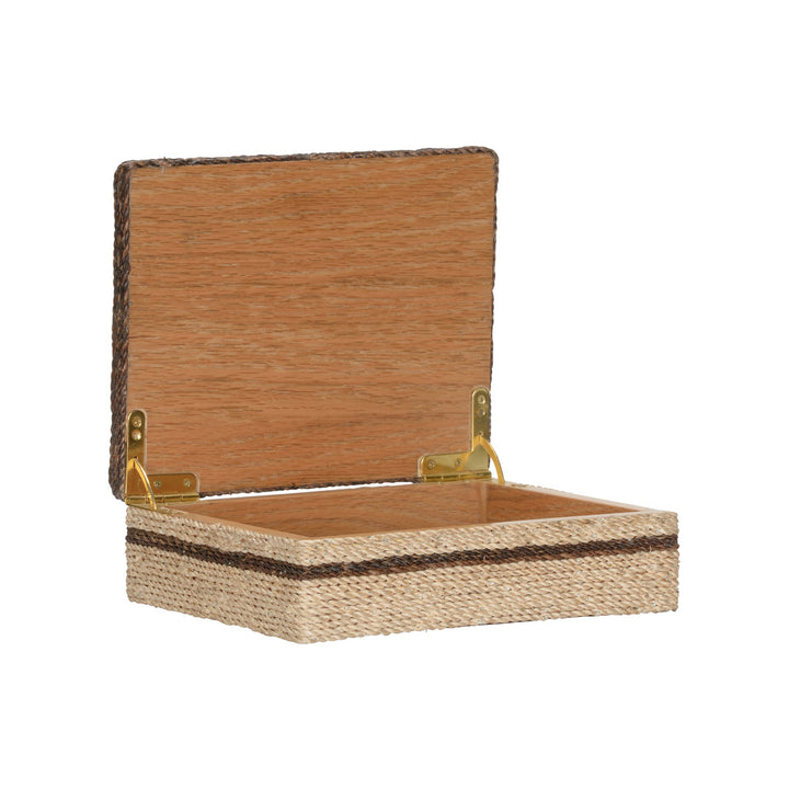 Calusa Dyed Abaca Rope Warp Decorative Box