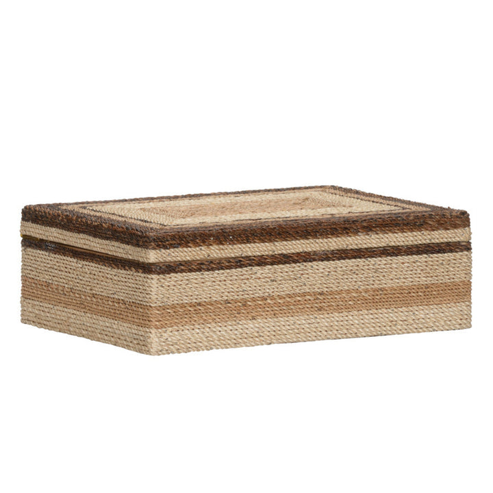 Calusa Dyed Abaca Rope Warp Decorative Box