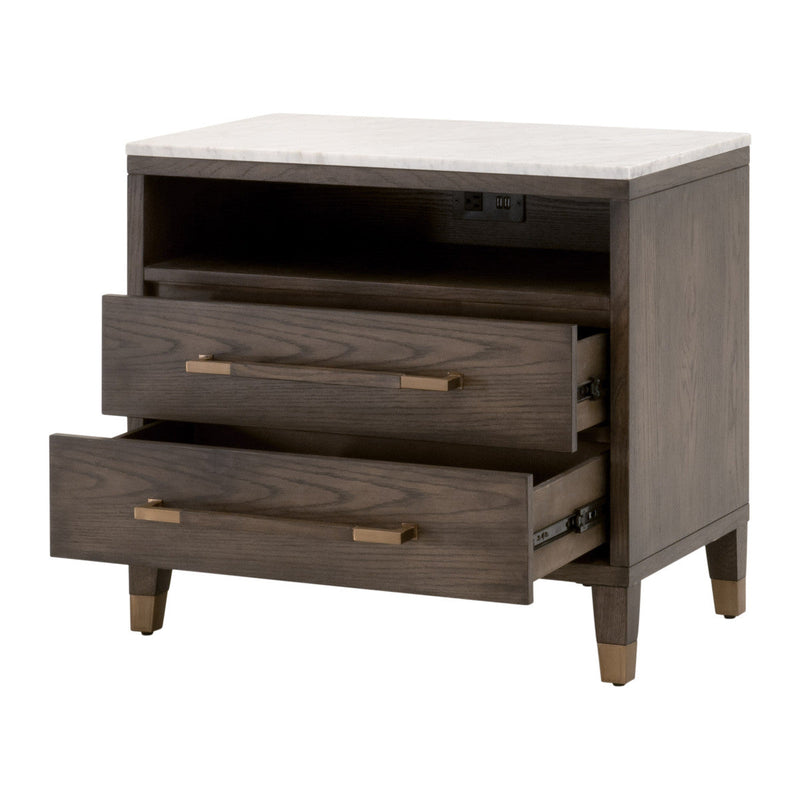 Cambria 2-Drawer Nightstand-Nightstands-Essentials For Living-LOOMLAN