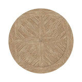 Cambrian Teak Round Outdoor Dining Table-Outdoor Dining Tables-Sunset West-LOOMLAN