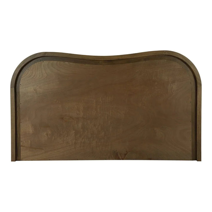 Camilla Chestnut Wave Design Bed - LOOMLAN - Moe's Home - Beds