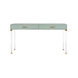 Camilla Faux Shagreen Warpped Desk-Home Office Desks-Chelsea House-LOOMLAN