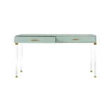 Camilla Faux Shagreen Warpped Desk-Home Office Desks-Chelsea House-LOOMLAN