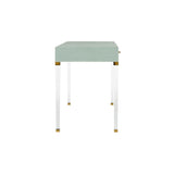 Camilla Faux Shagreen Warpped Desk-Home Office Desks-Chelsea House-LOOMLAN