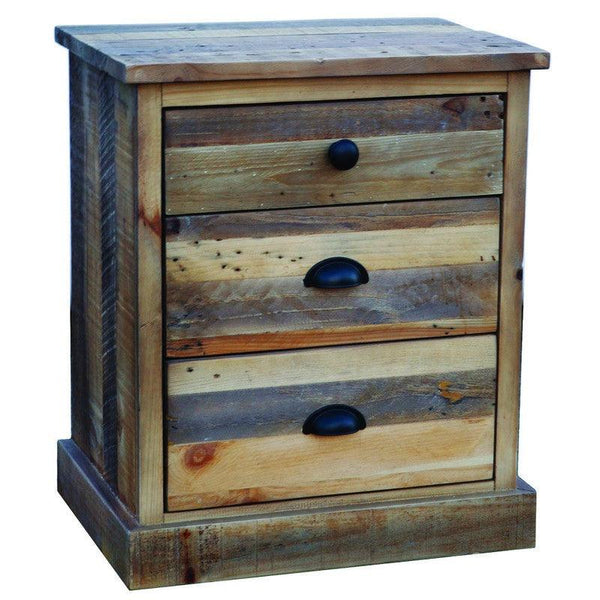Campestre Country 3 Drawers Nightstand Nightstands LOOMLAN By LHImports