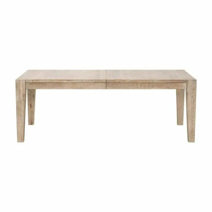 Canal Reclaimed Wood Extendable Dining Table Gold Inlay-Dining Tables-Essentials For Living-LOOMLAN