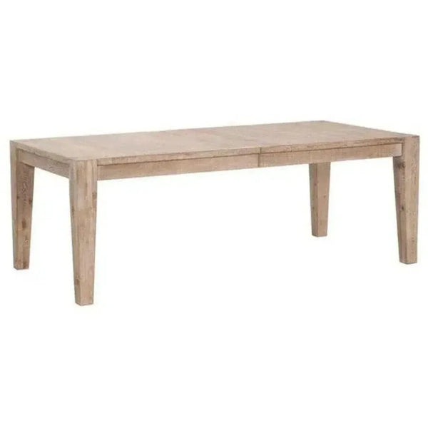 Canal Reclaimed Wood Extendable Dining Table Gold Inlay-Dining Tables-Essentials For Living-LOOMLAN